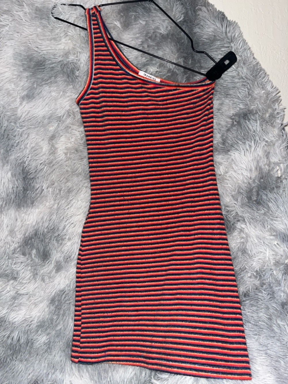 Super Stretch Terry;One-Shoulder Bodycon; Retails $135. Vintage Style